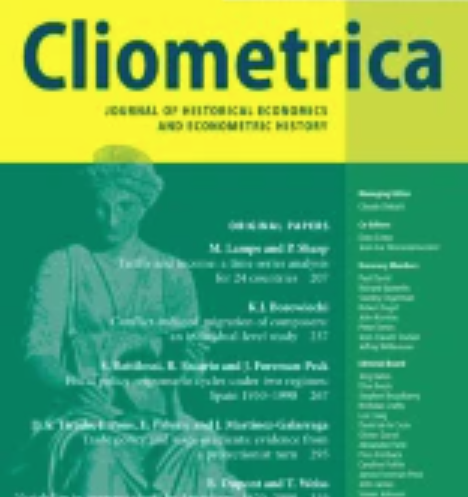 Cliometrica article illustration